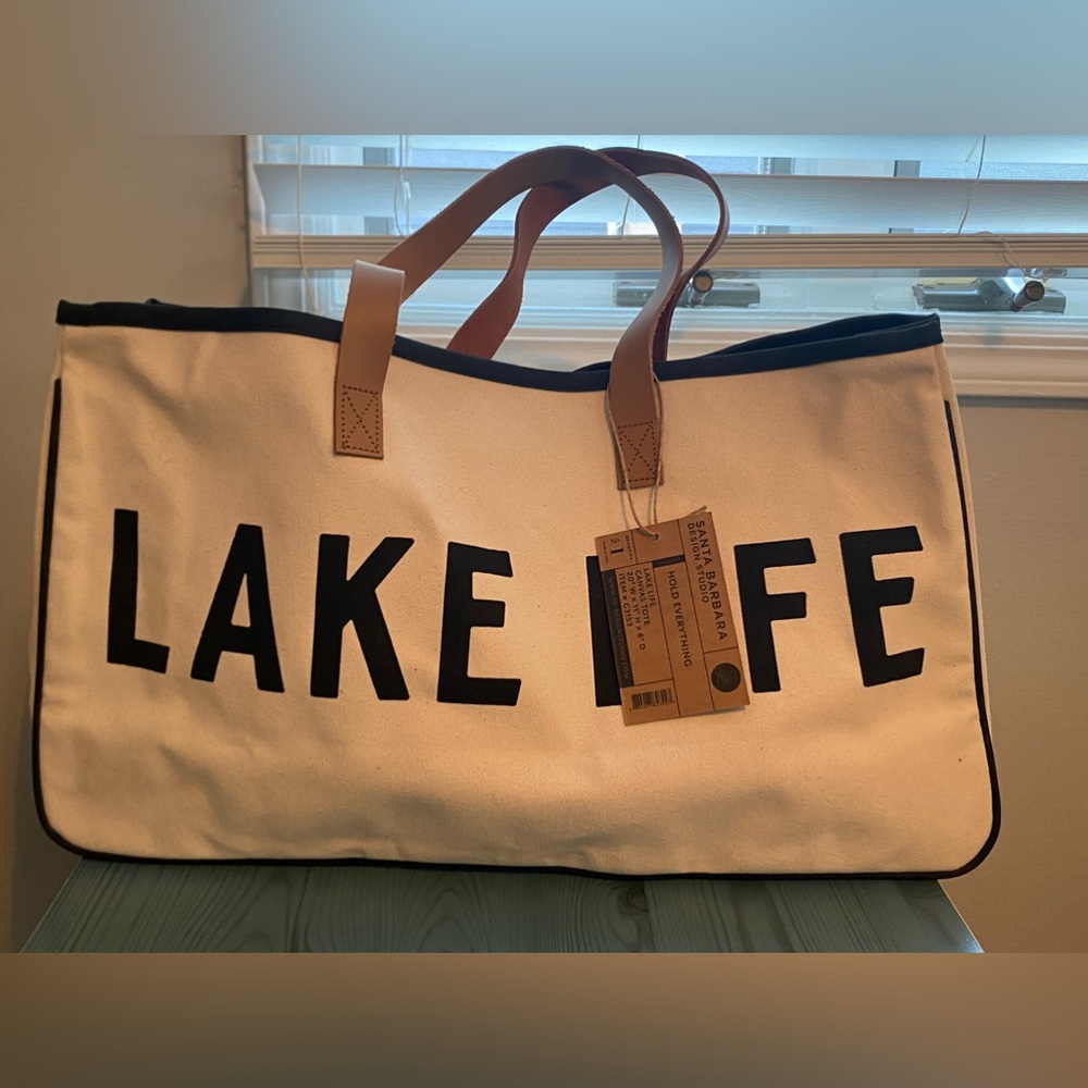 NWT! Santa Barbara Collection Lake Life Tote Bag